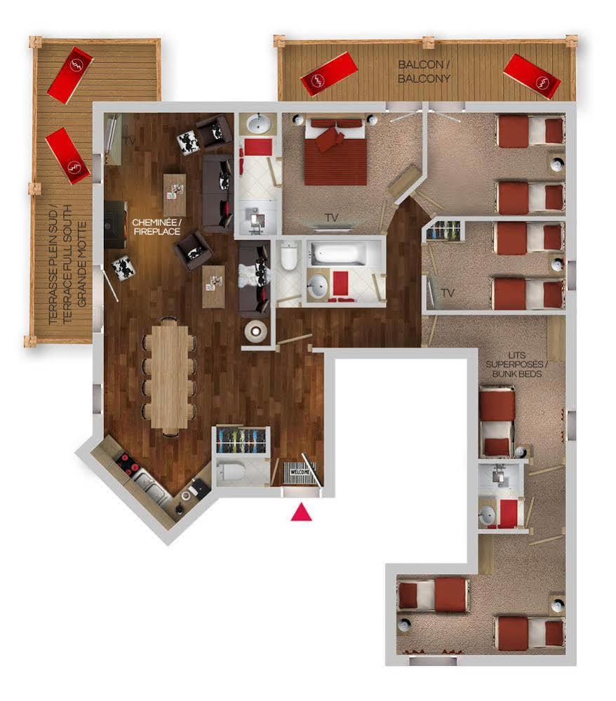 Chalets Montana Planton ティニュ エクステリア 写真